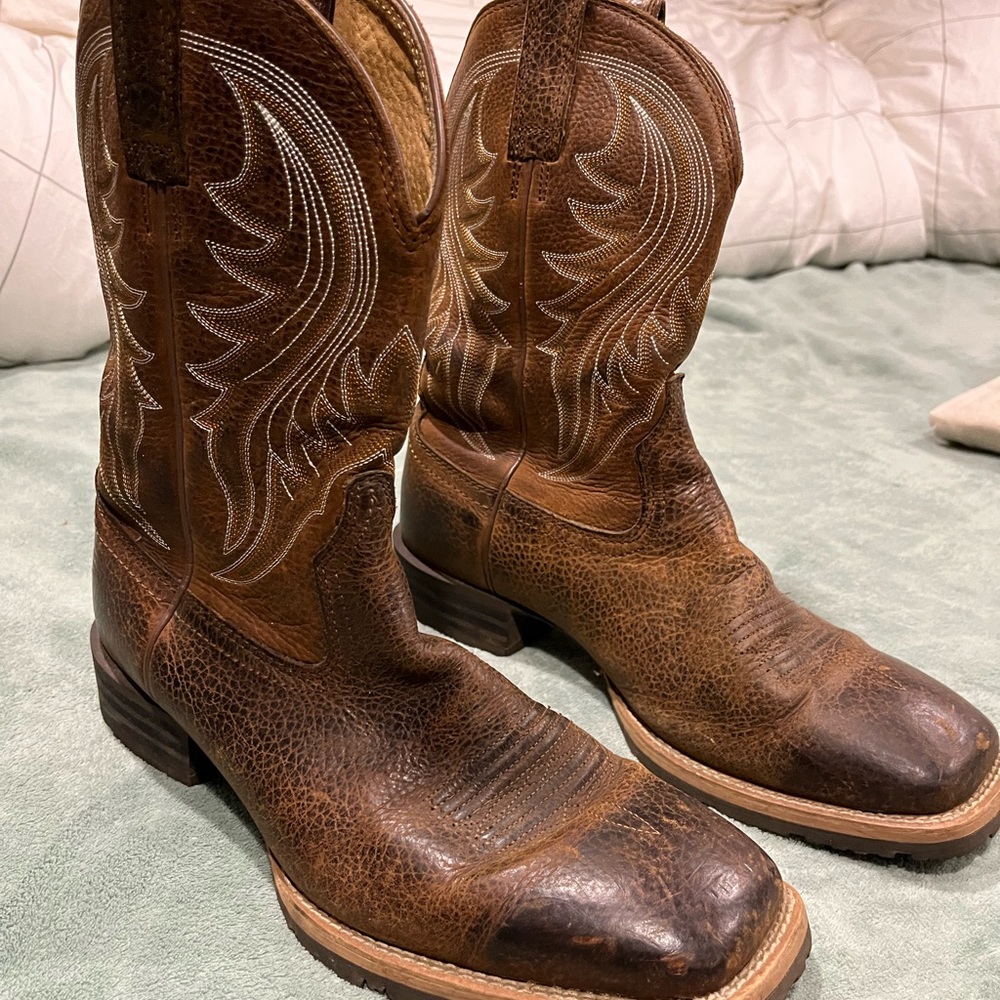 Ariat Sport Wide Square Toe Western Boot - Size 10D